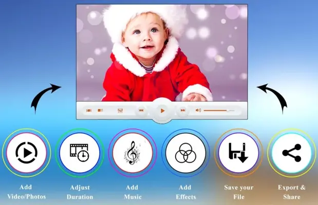 Photo Video Music - Baby Photo android App screenshot 5